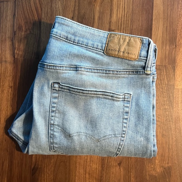 American Eagle Men’s Jeans Sz 34x30 Air-Flex+Temp Tech Athletic Fit GUC - Picture 4 of 7